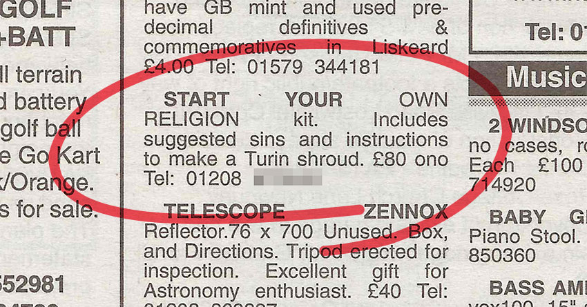 Classified adverts